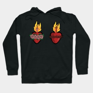 Sacred Hearts (2 stickers) Hoodie